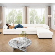 Load image into Gallery viewer, Contemporary Elegant Sofa With Storage And Ottoman

