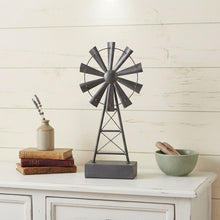 Load image into Gallery viewer, Windmill Hand Painted Sculpture - Gray
