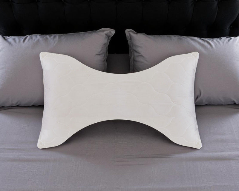 Hypoallergenic Cotton Wool Ergonomic Bed Pillow - Standard