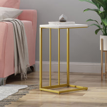 Load image into Gallery viewer, Modern Glam C - Shape End Table
