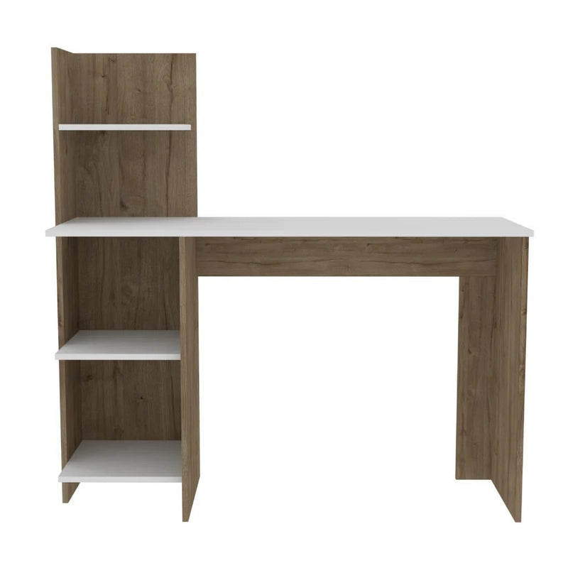 Computer Desk - White And Brown