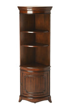Load image into Gallery viewer, Corner Accent Cabinet With Adjustable Shelves - Brown
