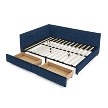 Load image into Gallery viewer, Upholstered Bed Frame With Tufted Backrest And Armrests
