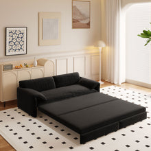 Load image into Gallery viewer, Pull Out 3 In 1 Convertible Sleeper Sofa With Side Storage, Multi Functional
