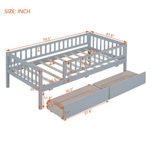 Load image into Gallery viewer, Multi Functional Wooden Daybed Bed
