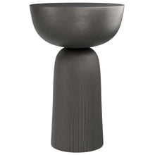Load image into Gallery viewer, 21" Aluminum Round End Table - Black
