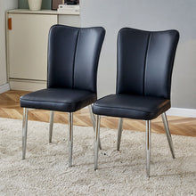 Load image into Gallery viewer, Modern Minimalist Dining Chairs With Metal Legs
