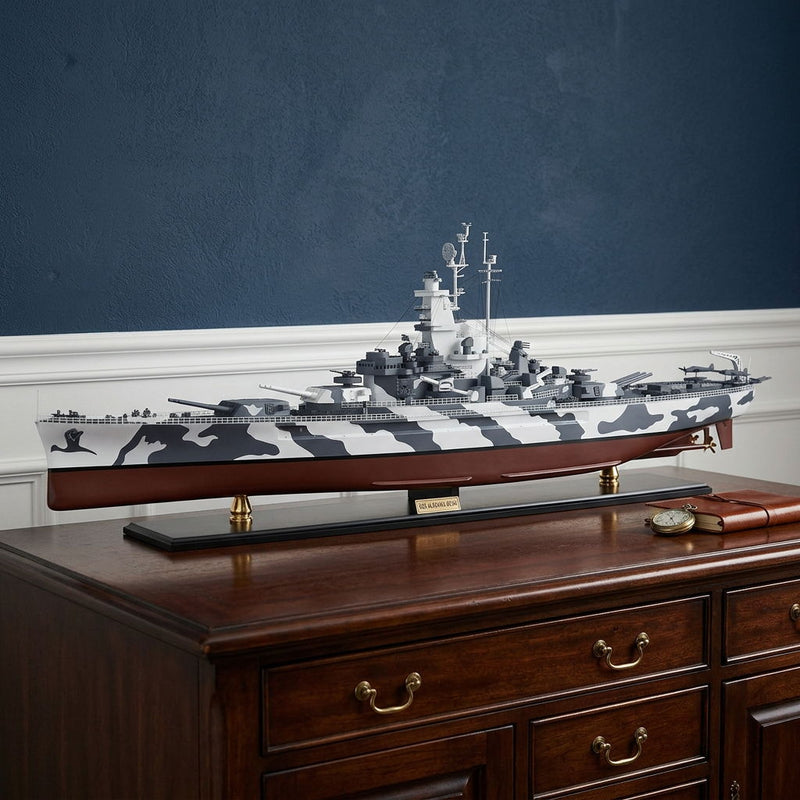 Hand Painted Sculpture - Gray / White