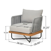 Load image into Gallery viewer, Lucca - Outdoor Acacia Wood Chair
