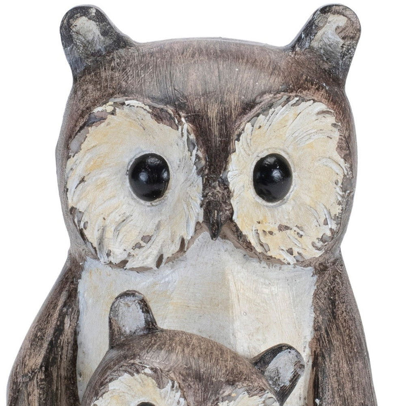 Poly Figurine Tabletop Sculpture (Set of 4) (592974) - Brown