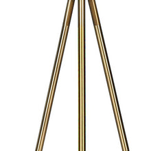 Load image into Gallery viewer, Floor Lamp With Cream Drum Shade - Matte Gold
