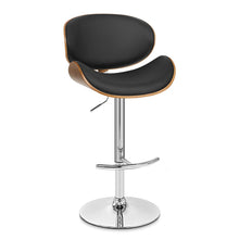 Load image into Gallery viewer, Swivel Low Back Adjustable Height Bar Chair - Black / Silver
