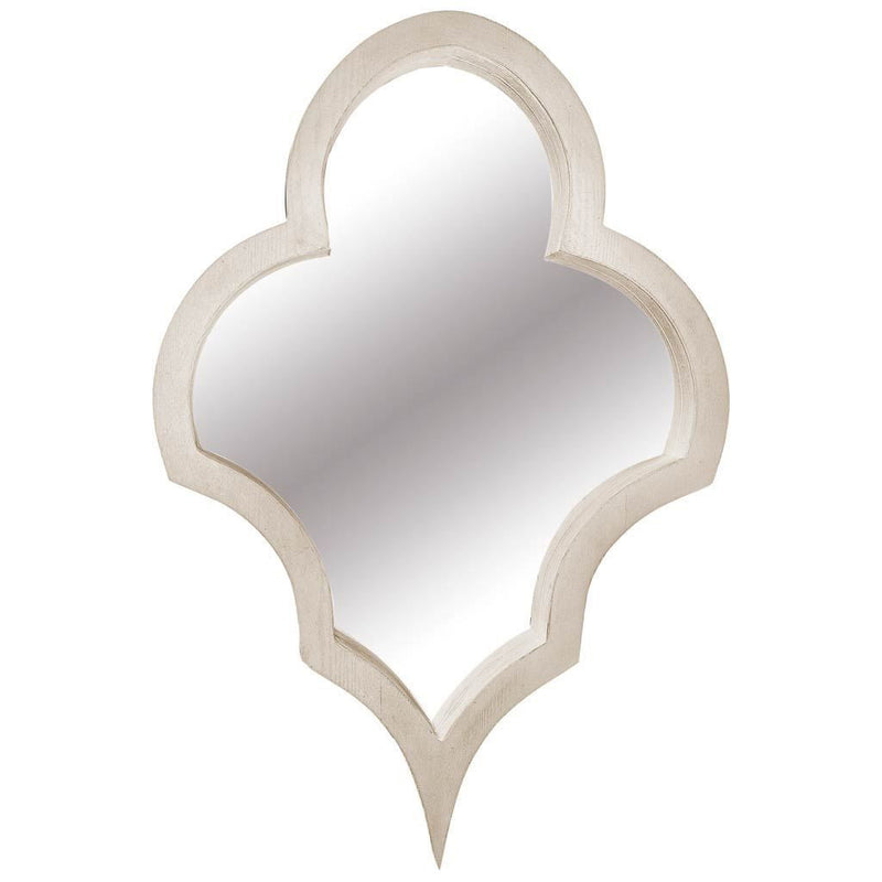 34" Novelty Framed Accent Mirror - Natural