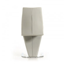 Load image into Gallery viewer, Faux Leather Modern Dining Chairs (Set of 2) - Light Gray
