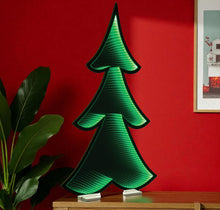Load image into Gallery viewer, Trees Christmas Christmas Tree Tabletop Sculpture With LED (633775) - Green
