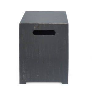 Modern Tank Holder Side Table With Powder Coated Frame