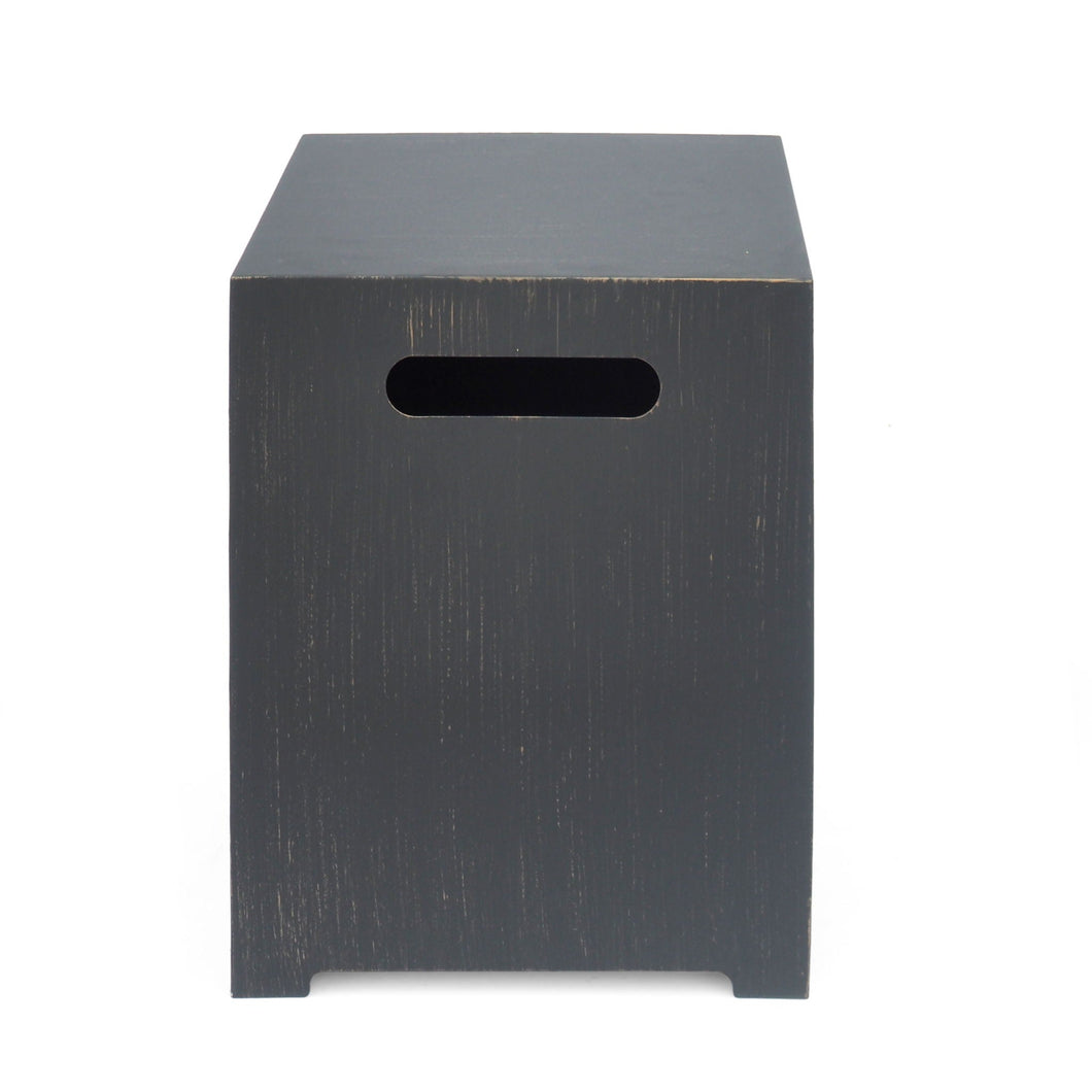 Modern Tank Holder Side Table With Powder Coated Frame