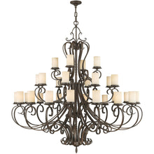 Load image into Gallery viewer, 64" Multi Light Metal Dimmable Chandelier With Shades - Bronze
