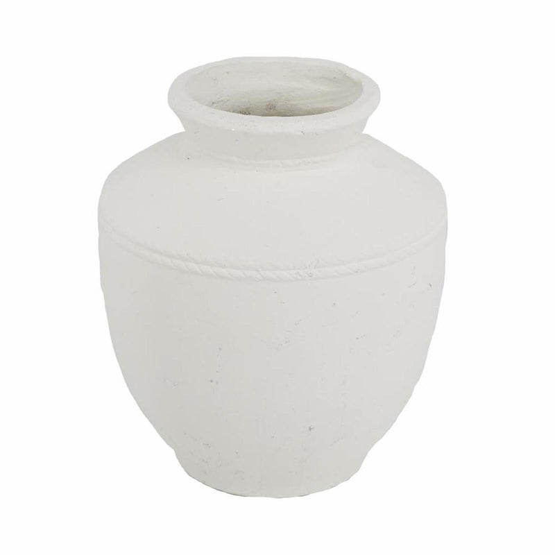 Round Jug Vase (568850) - White