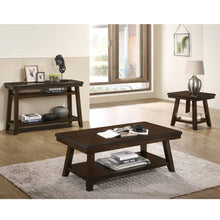 Load image into Gallery viewer, 3 Piece Occasional Table Se, Coffee Table, End Table &amp; Sofa Table - Walnut

