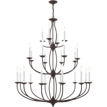 Load image into Gallery viewer, 50" Multi Light Dimmable Chandelier With Shades - Bronze

