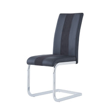 Load image into Gallery viewer, Faux Leather Dining Side Chairs (Set of 4) - Black
