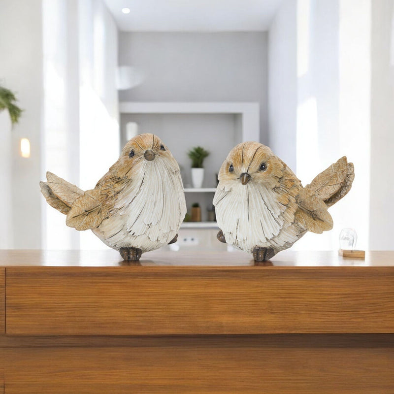 Figurine Tabletop Sculpture (Set of 2) (593007) - Gray