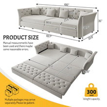 Load image into Gallery viewer, Oversize Pull Out Sofa Bed For Living Room
