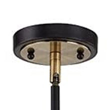 Load image into Gallery viewer, Metal Kitchen Island Dimmable Chandelier With Shades - Black
