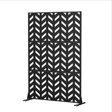 Load image into Gallery viewer, Three Panel Screen Room Divider (720141) - Black
