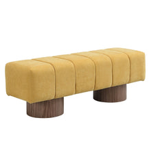 Load image into Gallery viewer, Upholstered Entryway Bench Ottoman
