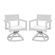 Load image into Gallery viewer, Outdoor Patio Swivel Rocker With Outdoor Grade Sunbrella Fabric Cushions (Set of 2) - Grayish
