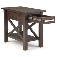Load image into Gallery viewer, Kitchener - Narrow Side Table - Warm Walnut Brown
