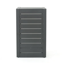 Load image into Gallery viewer, Aluminum Outdoor C - Shaped Side Table For Patio
