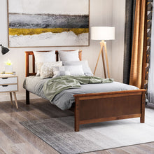 Load image into Gallery viewer, Platform Bed With Headboard, Footboard And Wood Slat Support
