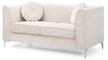 Load image into Gallery viewer, Glam Styled Micro Suede Loveseat
