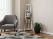 Load image into Gallery viewer, Four Tier Corner Bookcase (489785) - White
