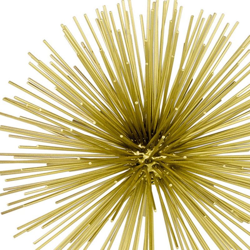 Sea Urchin Spiky Sphere - Gold
