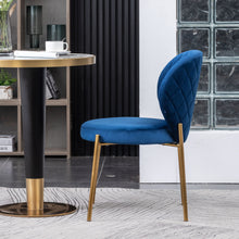 Load image into Gallery viewer, Amoa - Contemporary Velvet Upholstery Dining Chair - Blue
