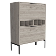 Load image into Gallery viewer, 43" Wood Console Bar Cabinet With Two Doors - Beige
