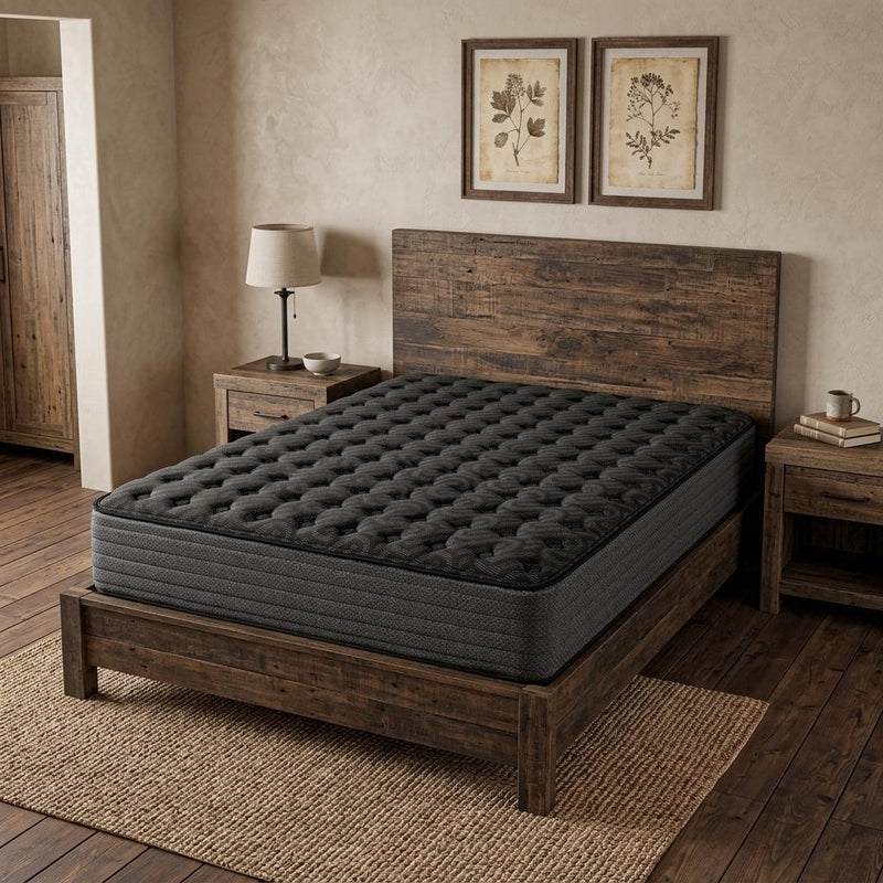 Copper Infused Gel Memory Foam Medium Hybrid Mattress - Queen