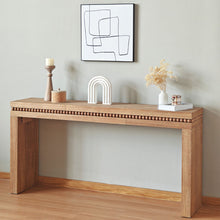 Load image into Gallery viewer, Modern Rustic Wood Table, Rectangular Living Room Center Table With Floating Top Design
