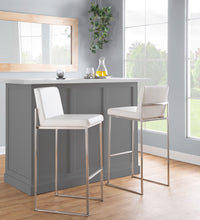 Load image into Gallery viewer, Fuji - Contemporary And Modern Elegance High Back Barstool
