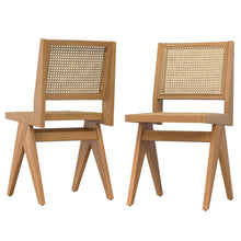 Load image into Gallery viewer, Wood Dining Parsons Chairs (Set of 2) - Natural
