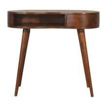 Load image into Gallery viewer, Rounded Writing Desk - Chestnut
