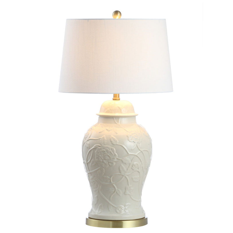 Novelty Table Lamp LED With Empire Shade - Gold / Cream