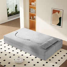 Load image into Gallery viewer, Floor Sofa With 2 Pillows, Convertible Twin Size Mattress For Living Room
