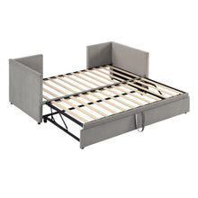 Load image into Gallery viewer, Twin Size Upholstered Daybed With Pop Up Trundle

