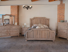 Load image into Gallery viewer, Three Drawer Nightstand - Wood Brown
