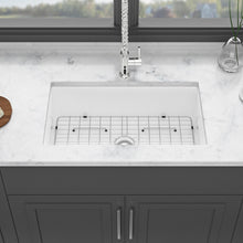 Load image into Gallery viewer, Elegant Farmhouse Apron Front Ceramic Single Bowl, Kitchen Basin
